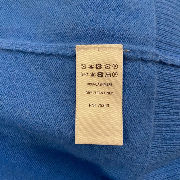 Vermillion Blue Cashmere Sweater - Picture 3 of 5